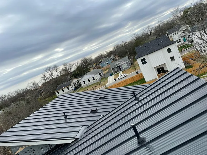 Standing seam metal roof panels with vents for Skylight Repair in Cold Springs